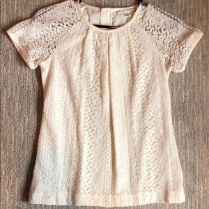 Beautiful off-white lace shirt